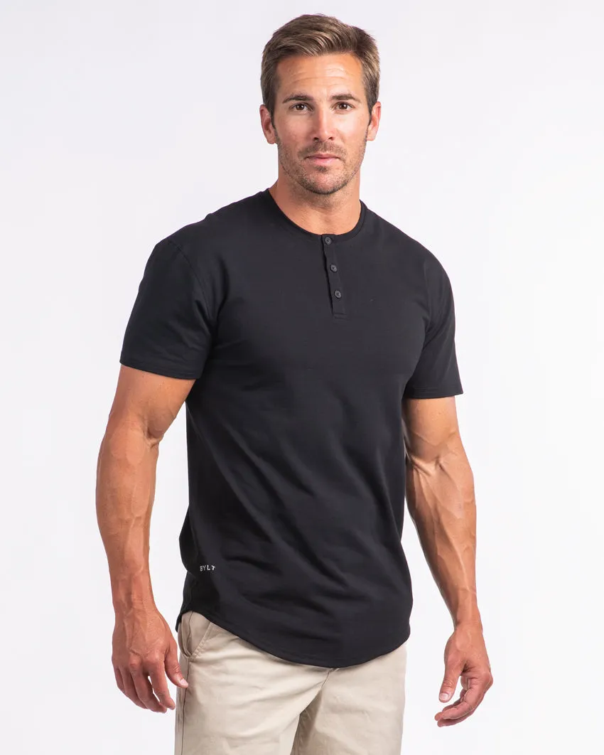 Henley Drop-Cut: LUX <!-- Size XXL -->