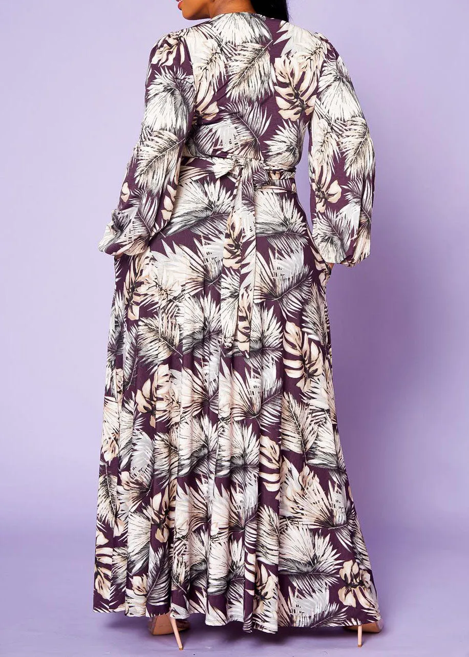 Hi Curvy Plus Size Women Luxurious blouse Top with Maxi Skirt Set