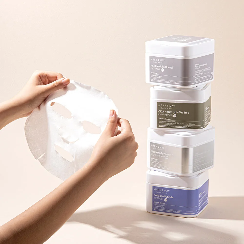 Hyaluronic Panthenol Hydra Mask Set [30 Masks]