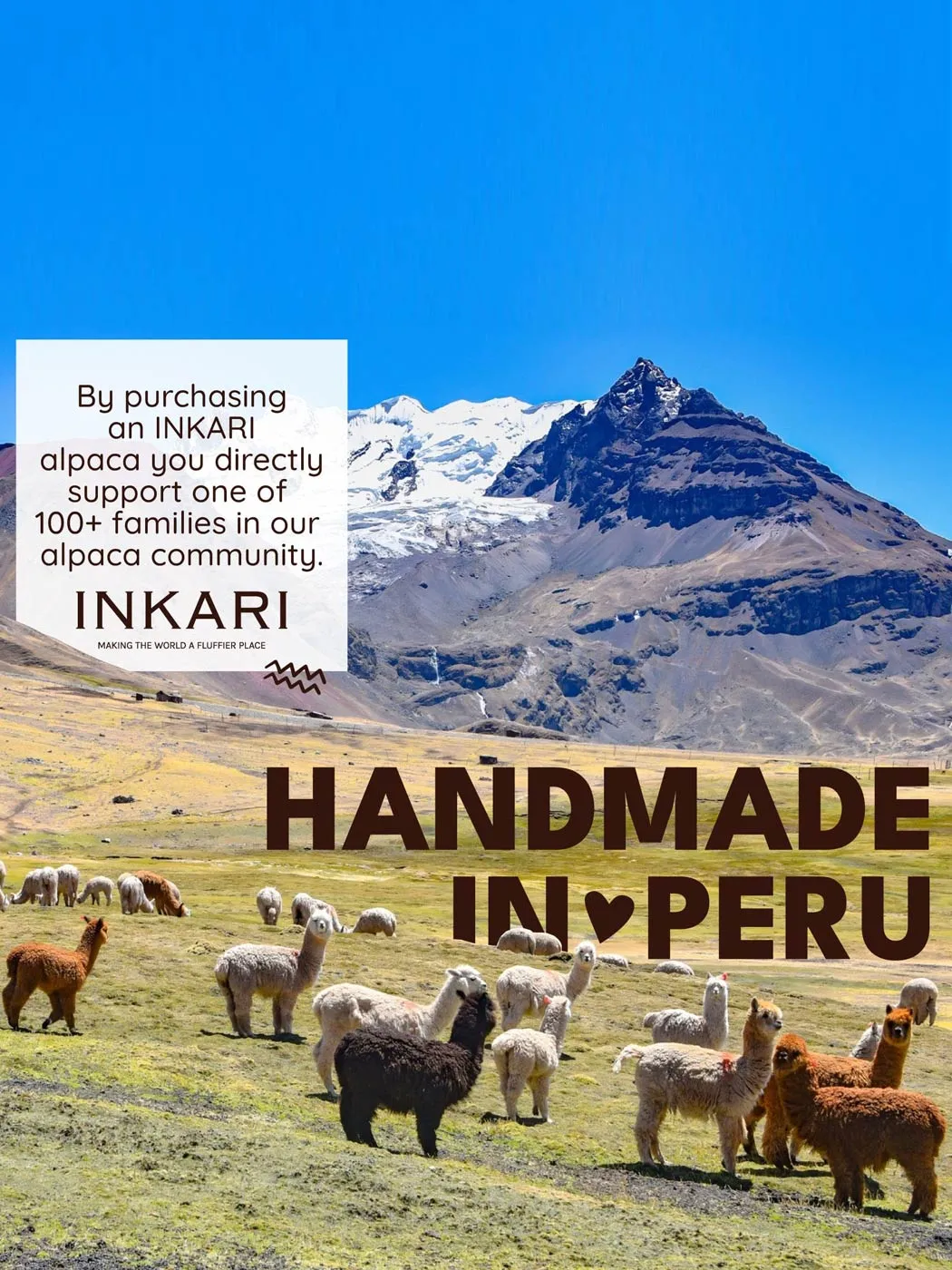 Inkari Alpaca Limited Edition-BROWNIE-Large 50cm