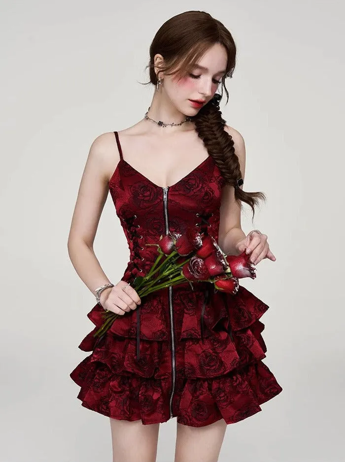 Jaccard Rose Dress Slings Spicy Tea