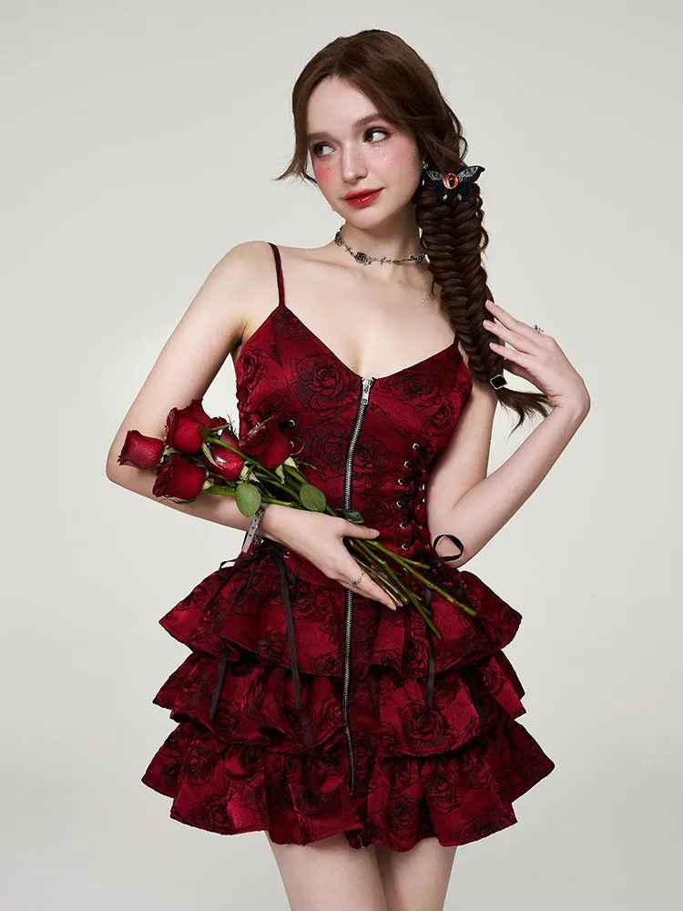 Jaccard Rose Dress Slings Spicy Tea