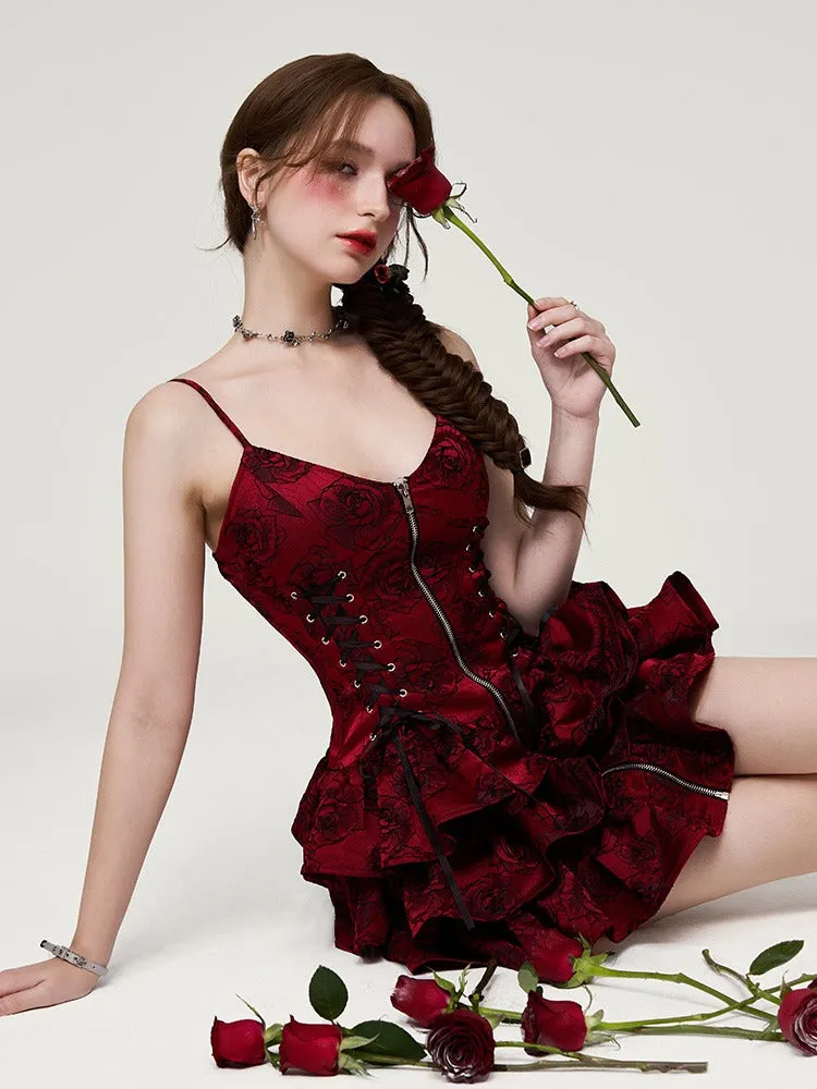 Jaccard Rose Dress Slings Spicy Tea