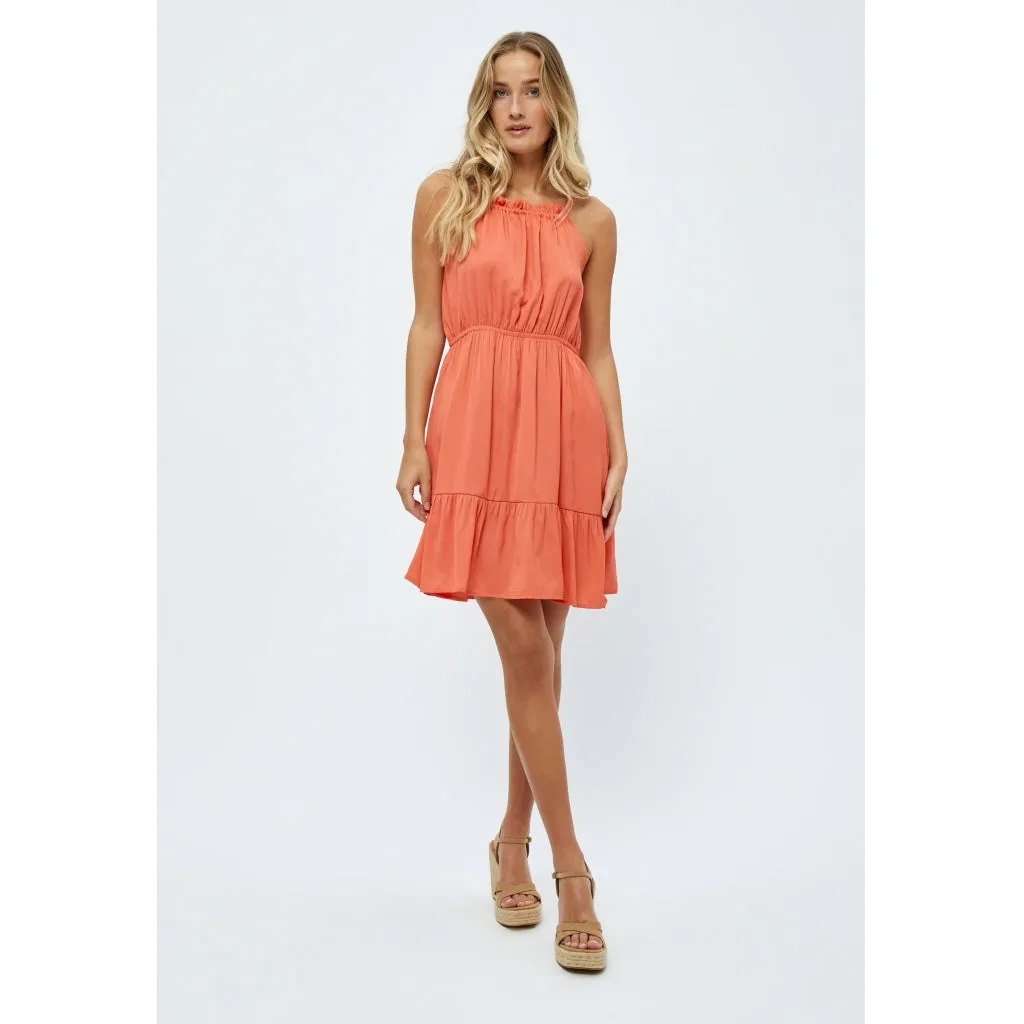 Joyla Short Dress - Living Coral