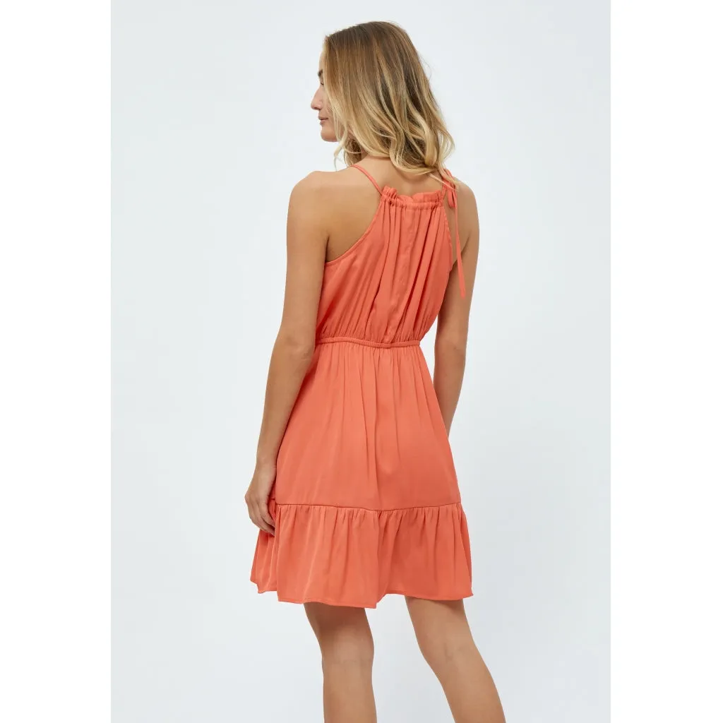 Joyla Short Dress - Living Coral