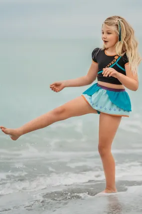 Little Ice Princess Two-Piece Swimsuit