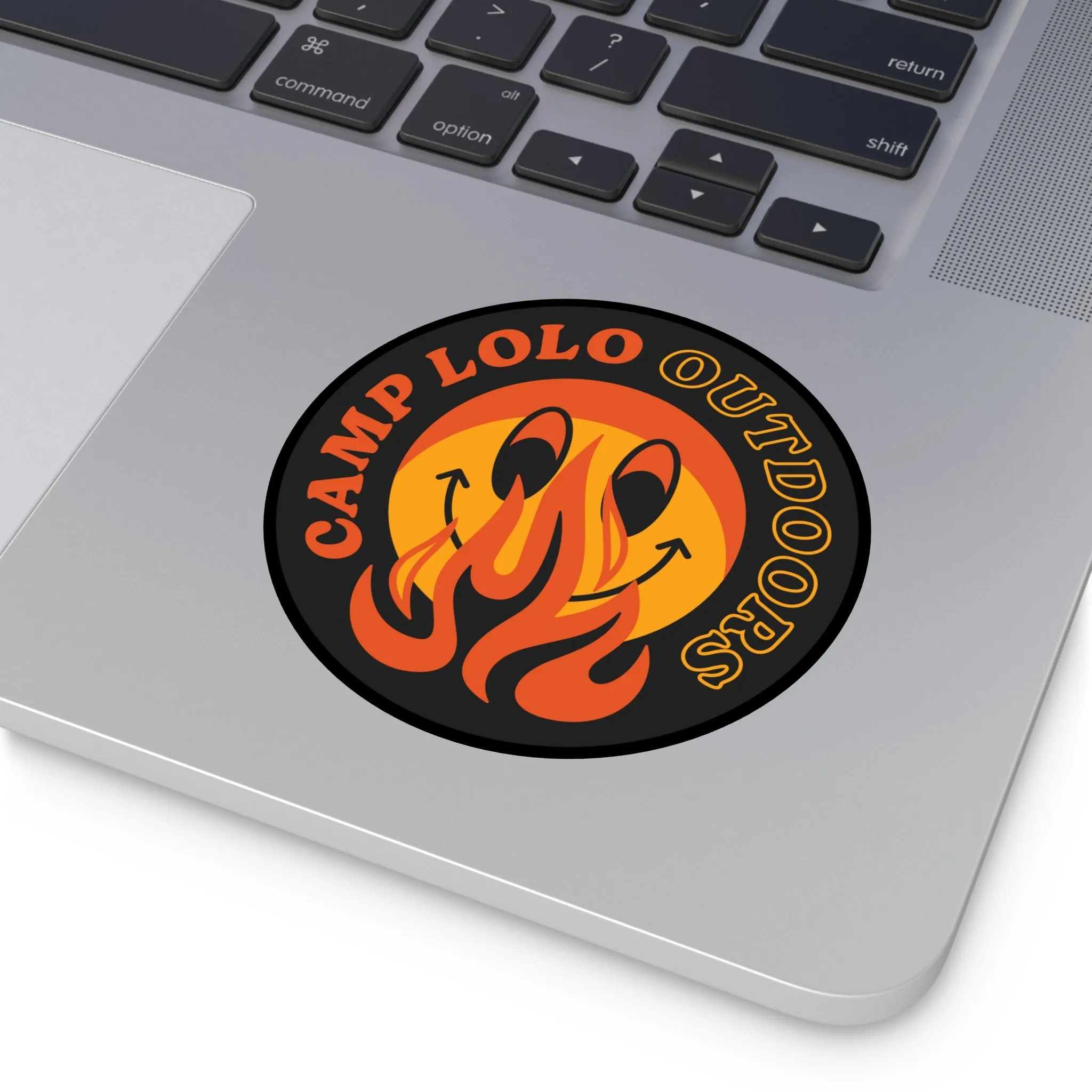 Lolo Dark Icon Round Vinyl Sticker