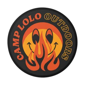 Lolo Dark Icon Round Vinyl Sticker