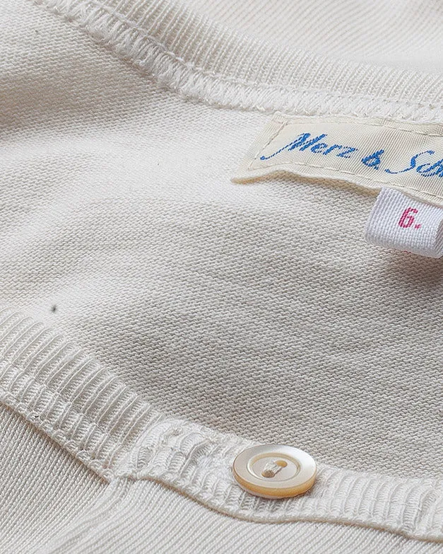 Merz B Schwanen Good Originals 207 8.6oz Loopwheeled S/S Henley - Nature