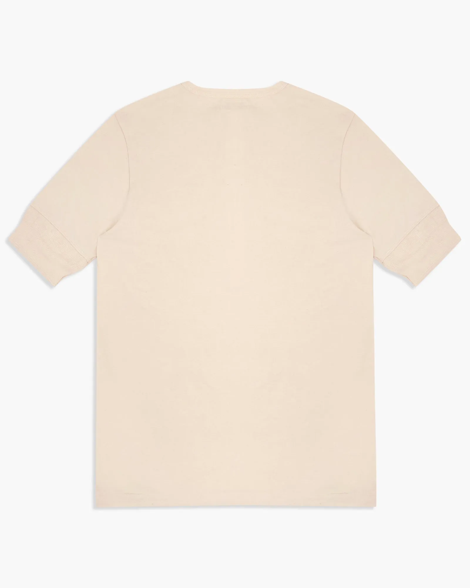 Merz B Schwanen Good Originals 207 8.6oz Loopwheeled S/S Henley - Nature