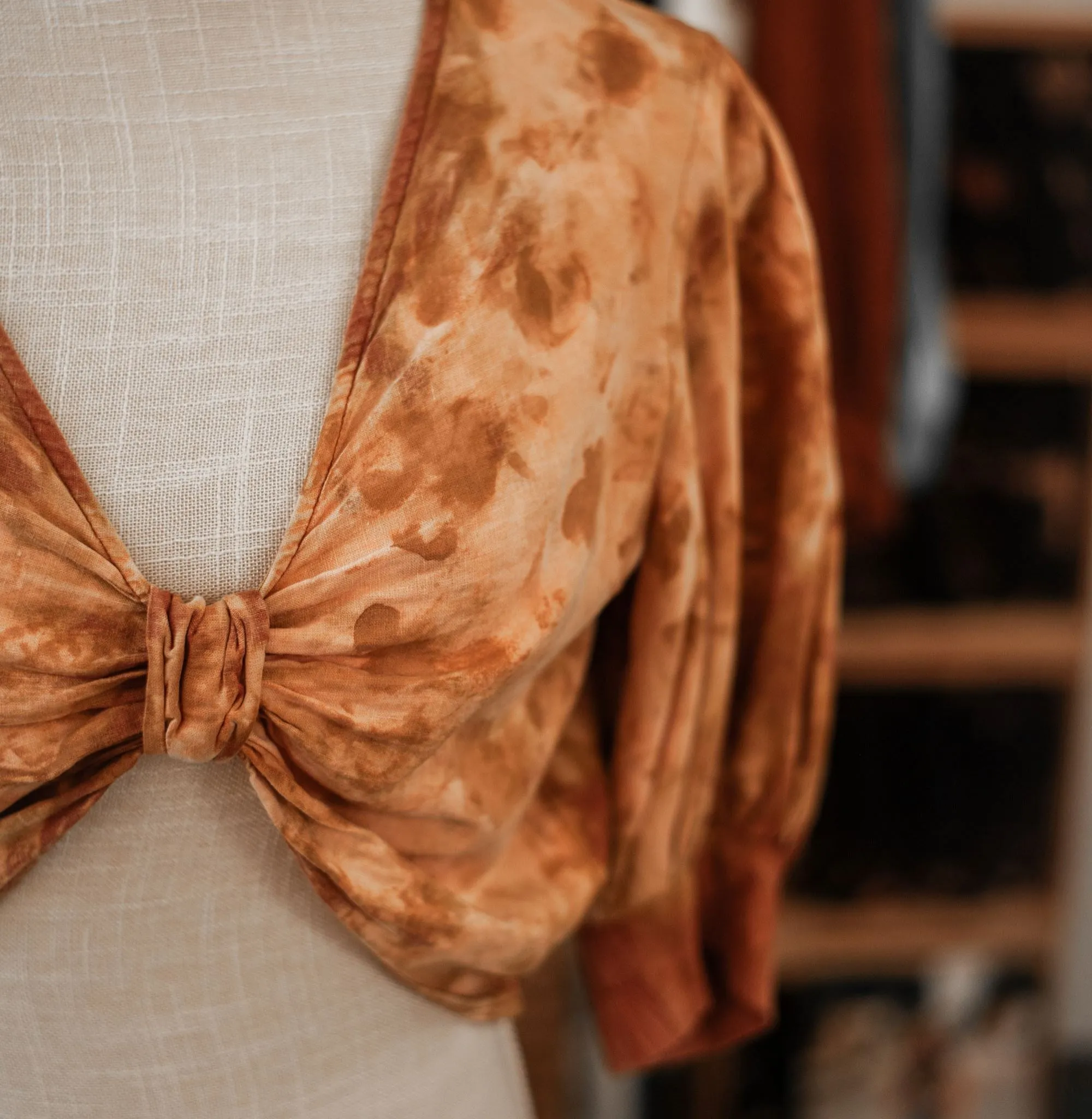 Mustard Flower Rework Crop Top