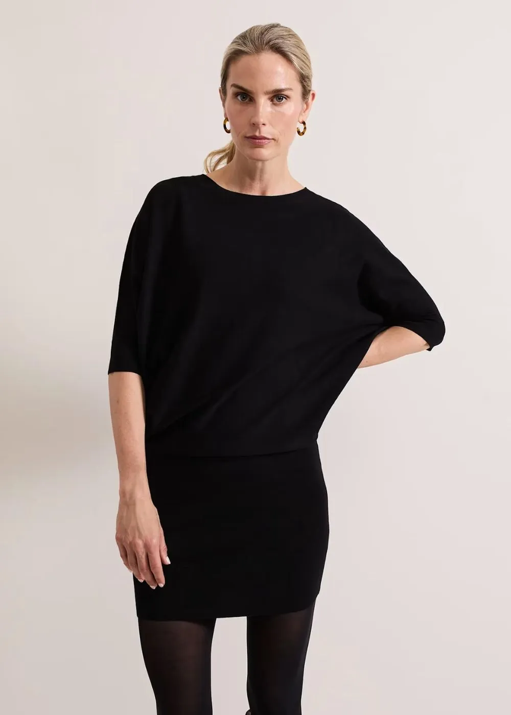 Phase Eight Becca Batwing Knitted Dress