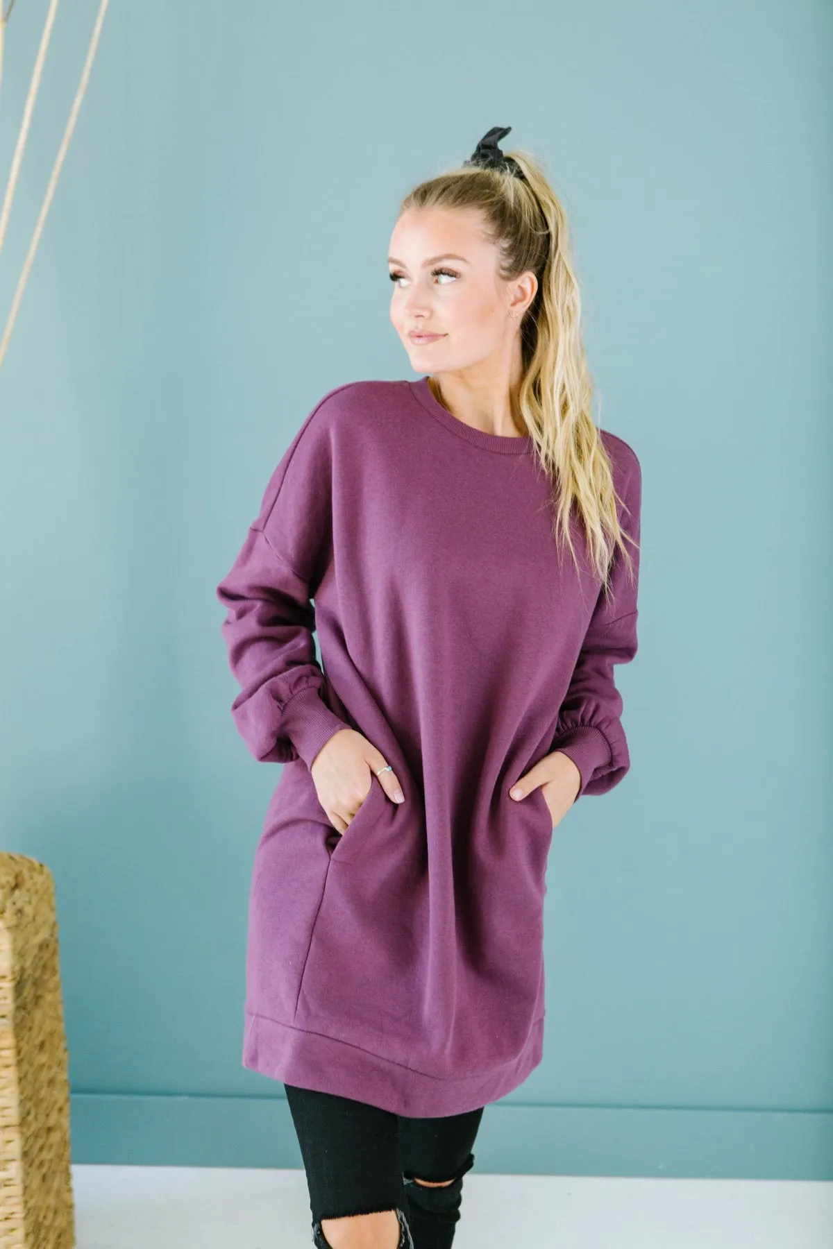 Pocket Sweatshirt Tunic