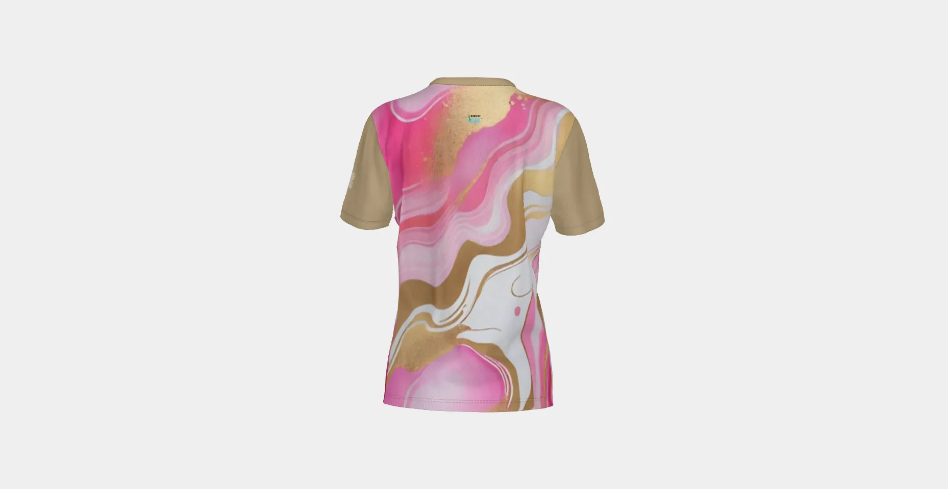 Queen Swish Pink and Gold Lux SS Tee