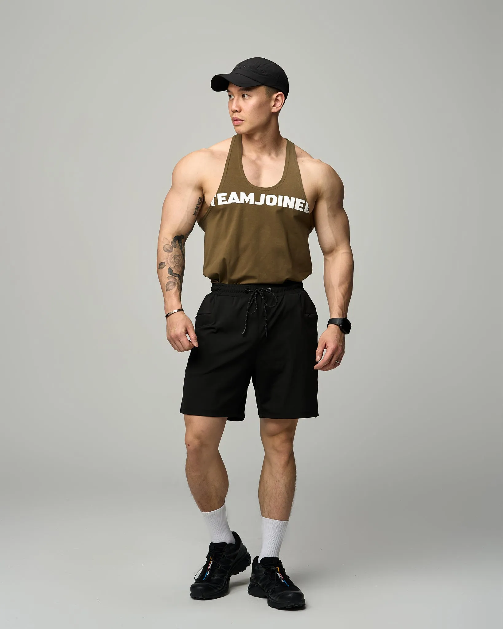 Raw Cresent Muscle Stringer