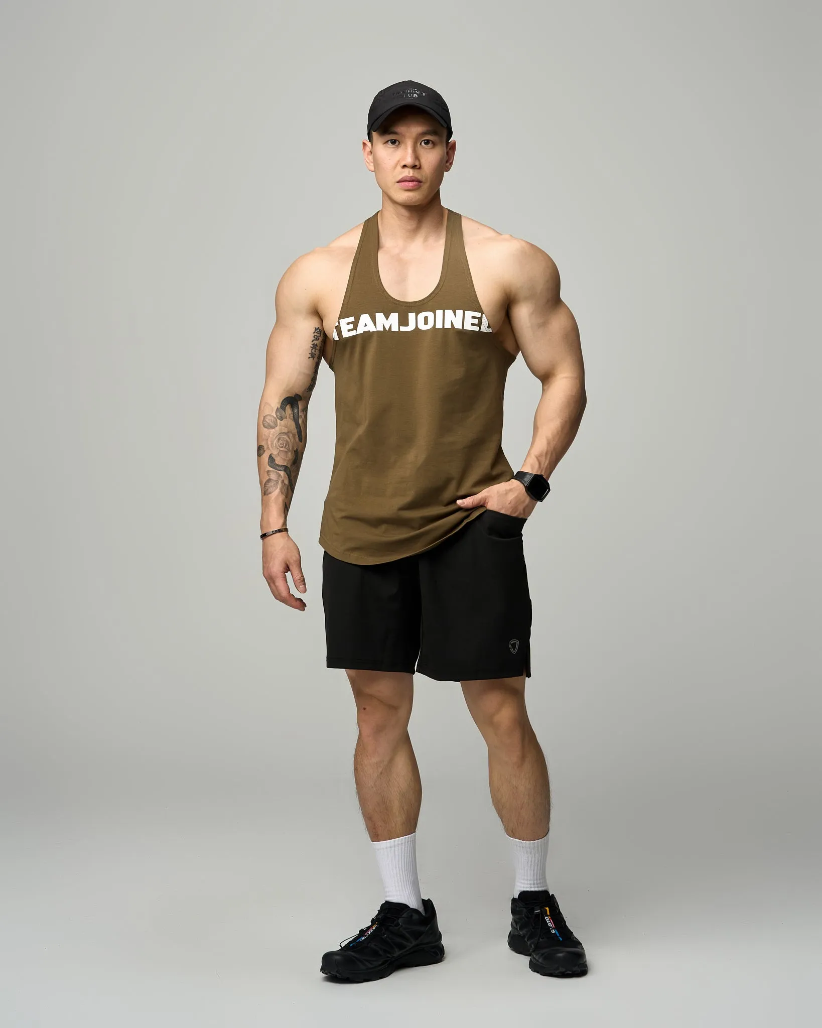 Raw Cresent Muscle Stringer
