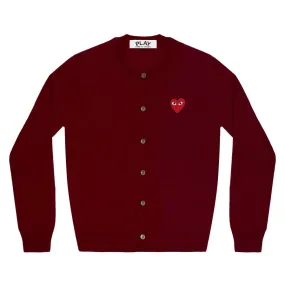 Red Emblem Cardigan