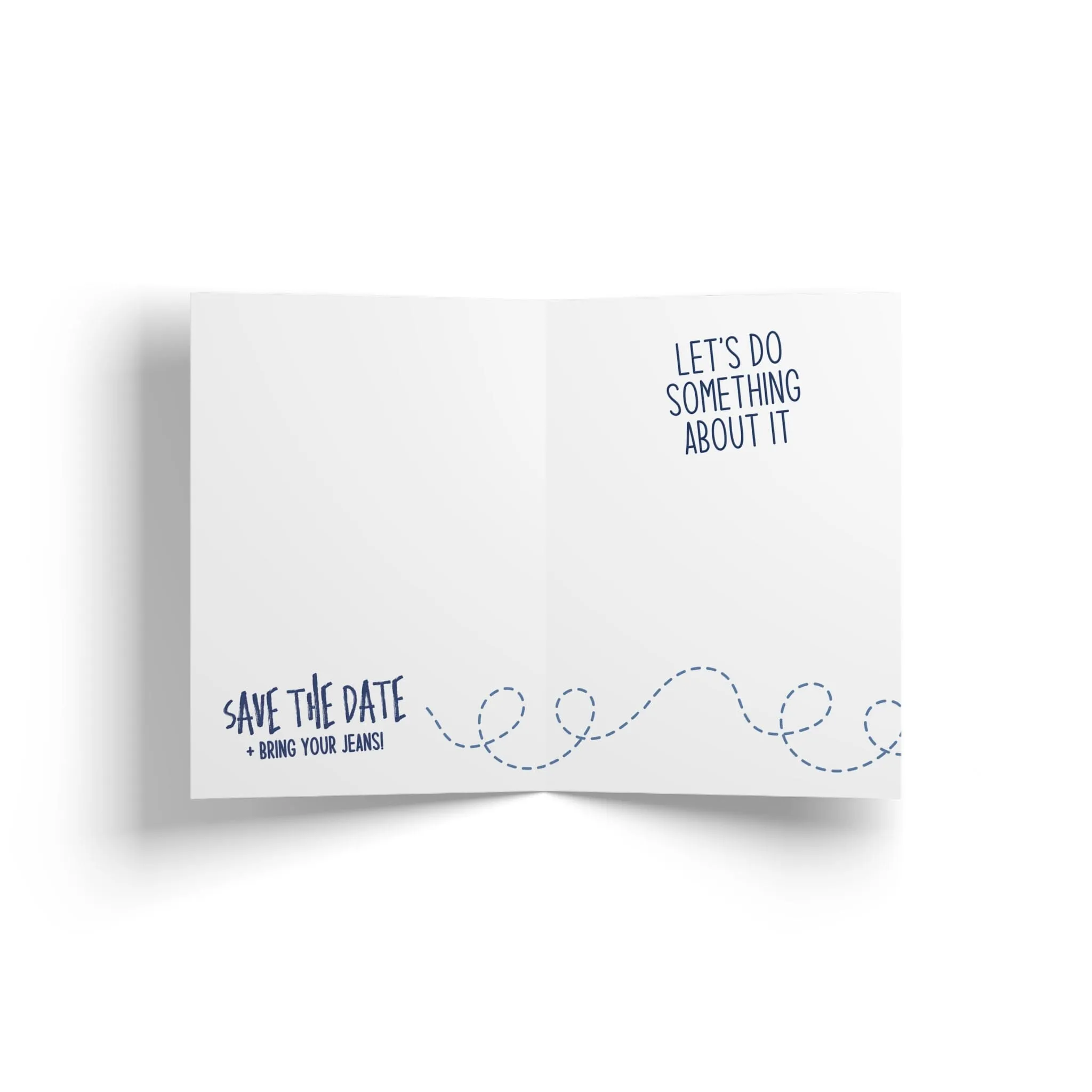 Serious Case of Blue Jeans Card