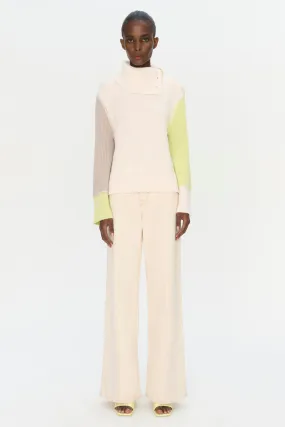 Simkhai Flores Colorblock Sweater