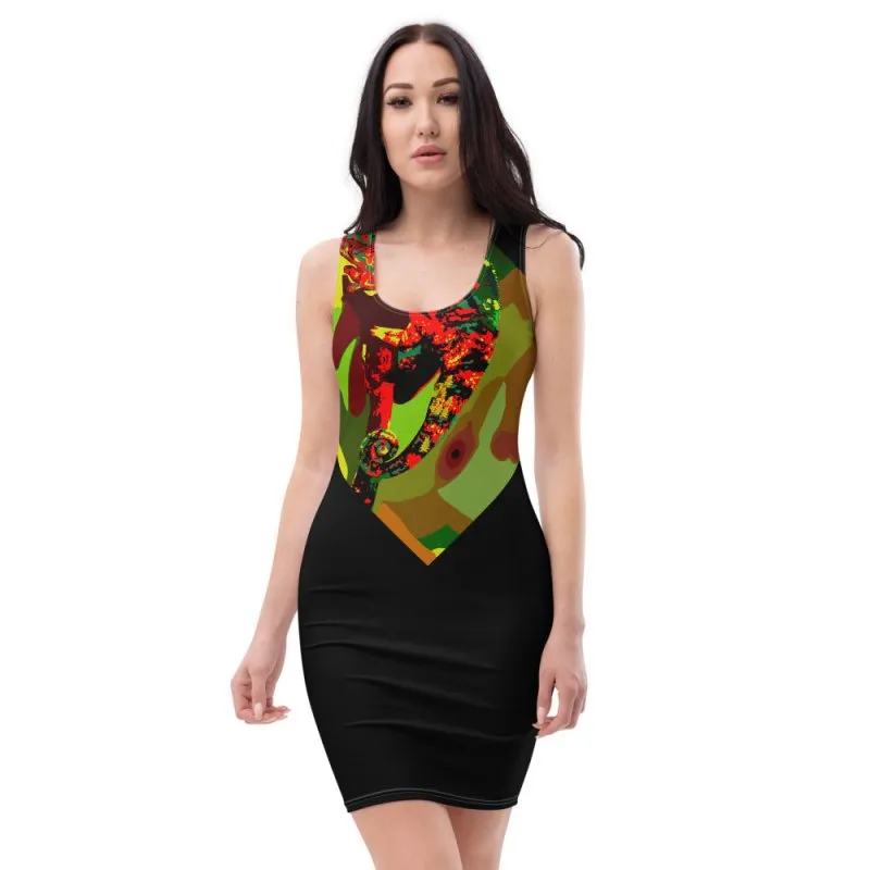 Sublimation Cut & Sew Dress - Cameleon