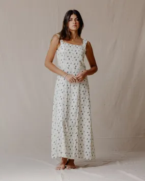 Tropical Nazar Palm Dress Green