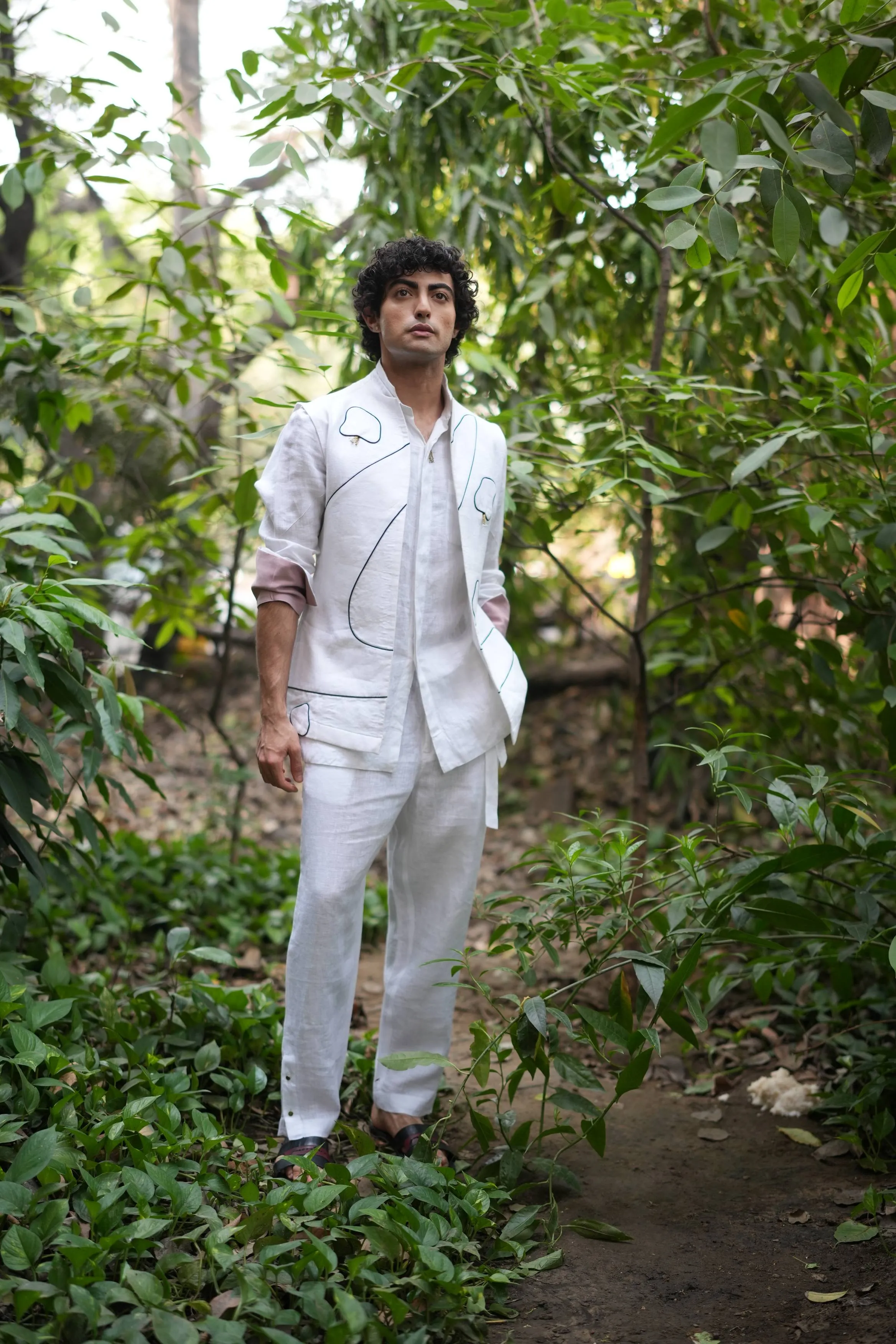 White Allay Trousers