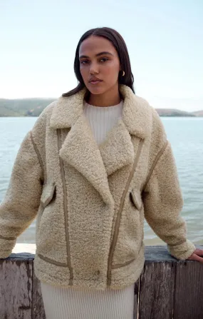 Z Supply Ari Sherpa Coat - Fossil